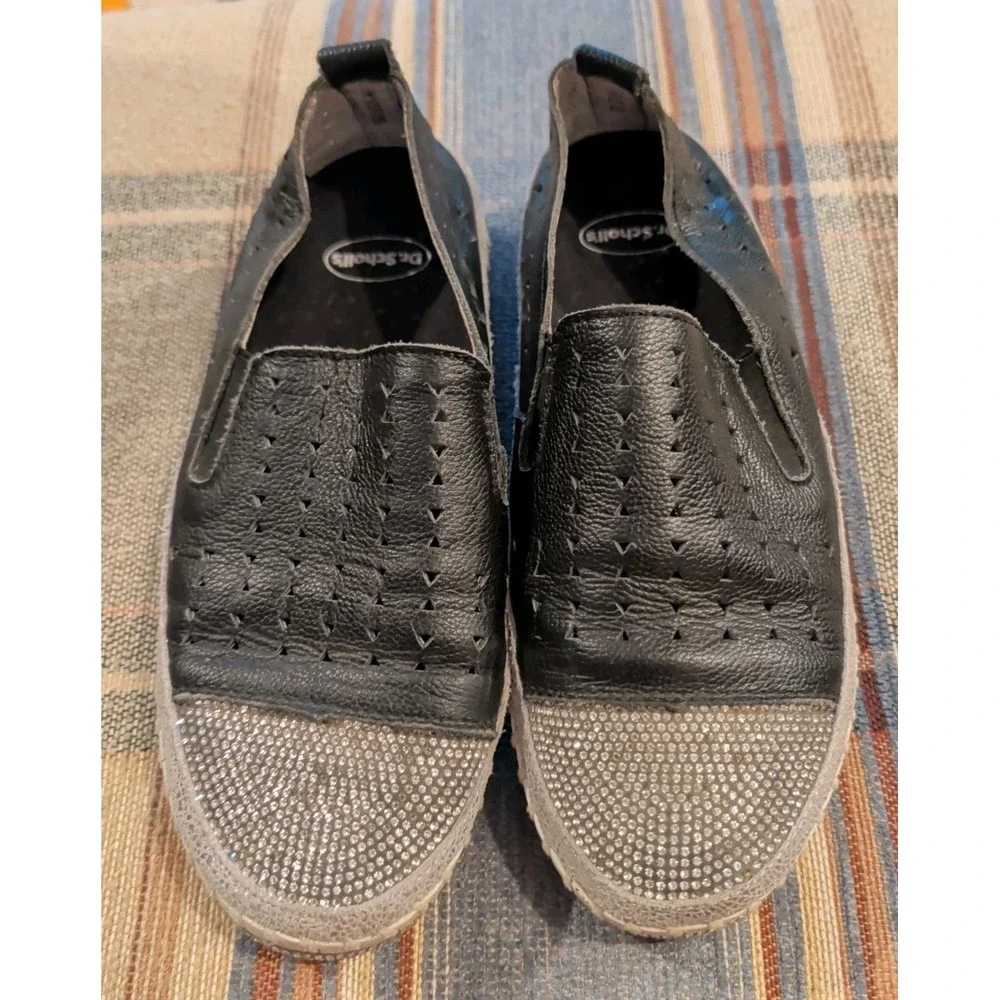 Bernie Mev TW187 Women's Size 8 US Size 39 EU Black Slip On Memory Foam